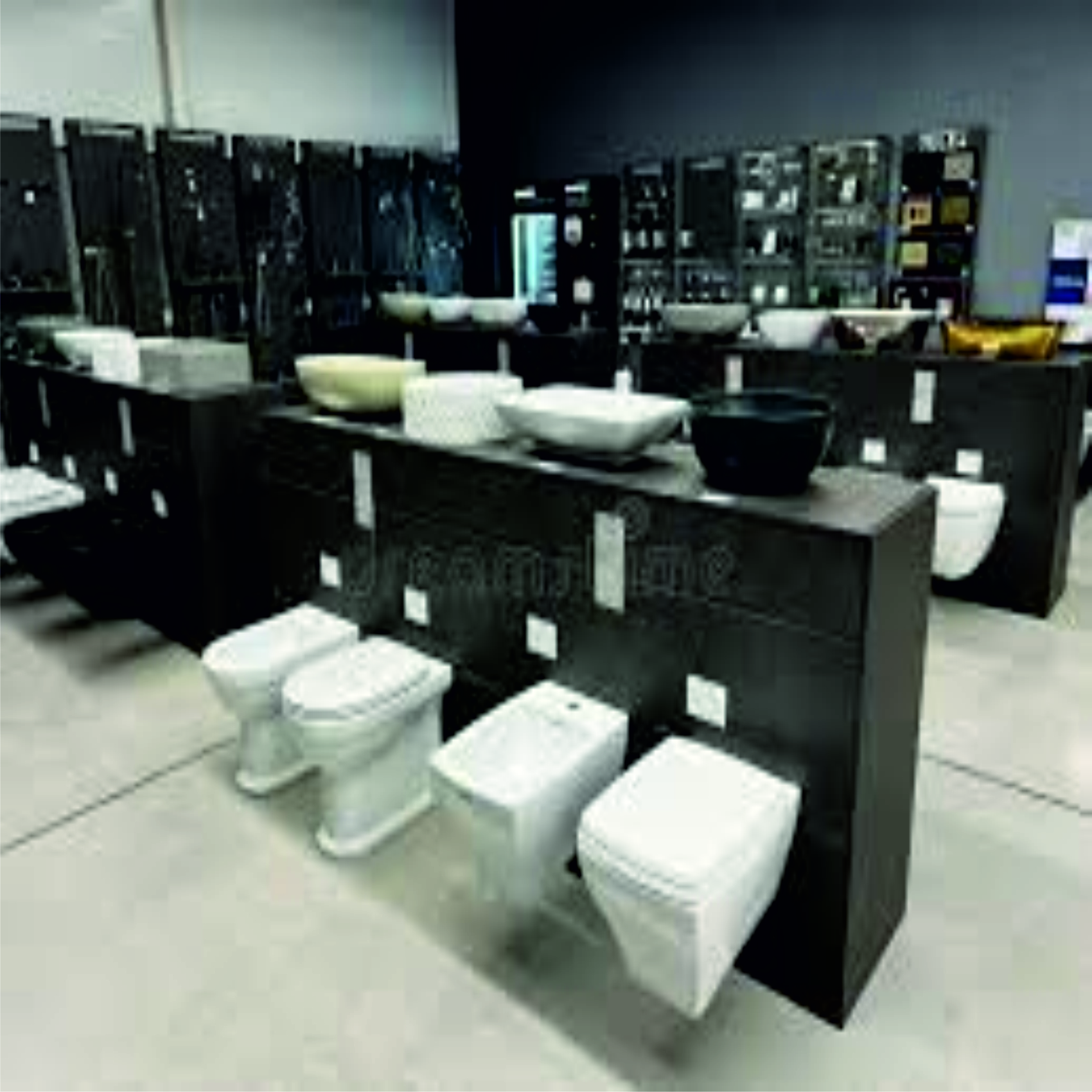 Durity Bath Showroom - Luxury bathroom accessories and fittings display